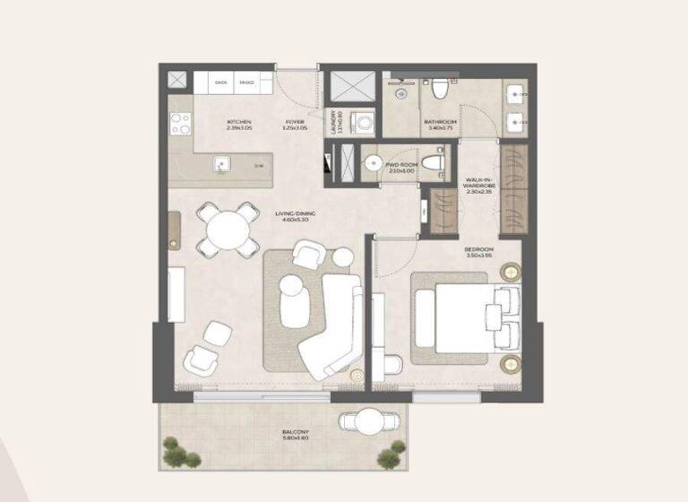 Wohnung zum Kauf - Erstbezug provisionsfrei 391.995 € 2 Zimmer 83 m² Dubai