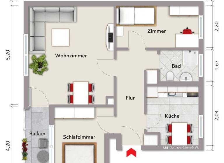 WG-Zimmer zum Kauf 269.690 € 2,5 Zimmer 67 m² frei ab sofort Wittenau Berlin 13437