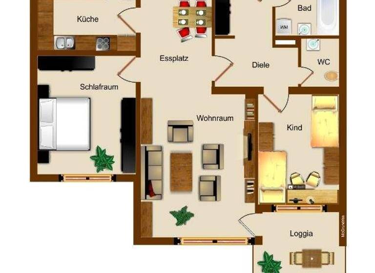 Wohnung zur Miete 780 € 3 Zimmer 82 m² 2. Geschoss Amberg 92224