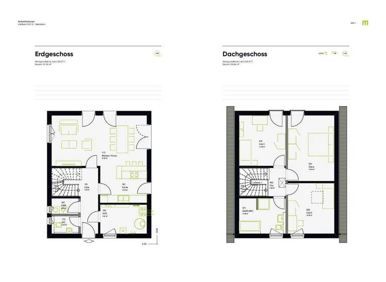 Einfamilienhaus zum Kauf 486.452 € 4 Zimmer 134 m² 500 m² Grundstück Vonderort Bottrop 46242