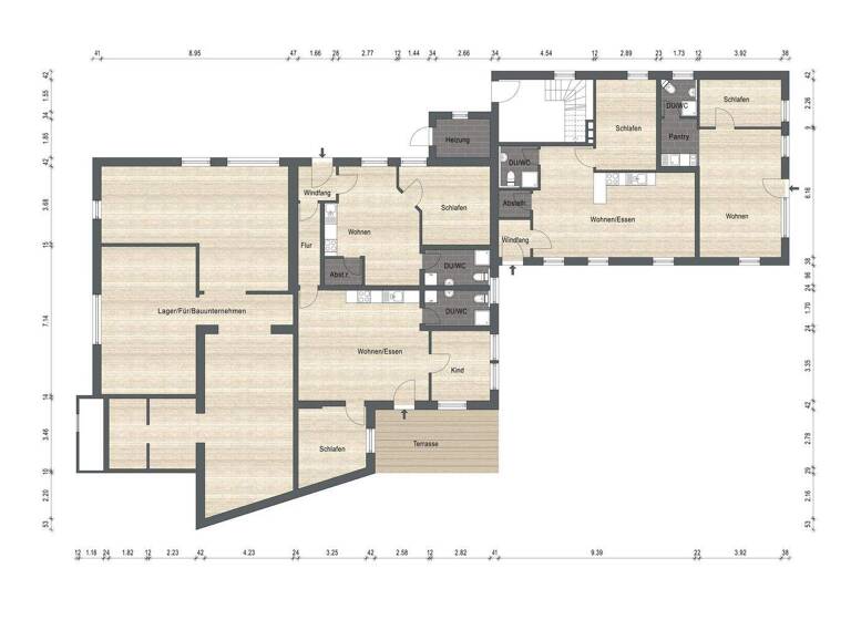 Mehrfamilienhaus zum Kauf als Kapitalanlage geeignet 655.000 € 15 Zimmer 517,7 m² 1.376 m² Grundstück Werdum 26427