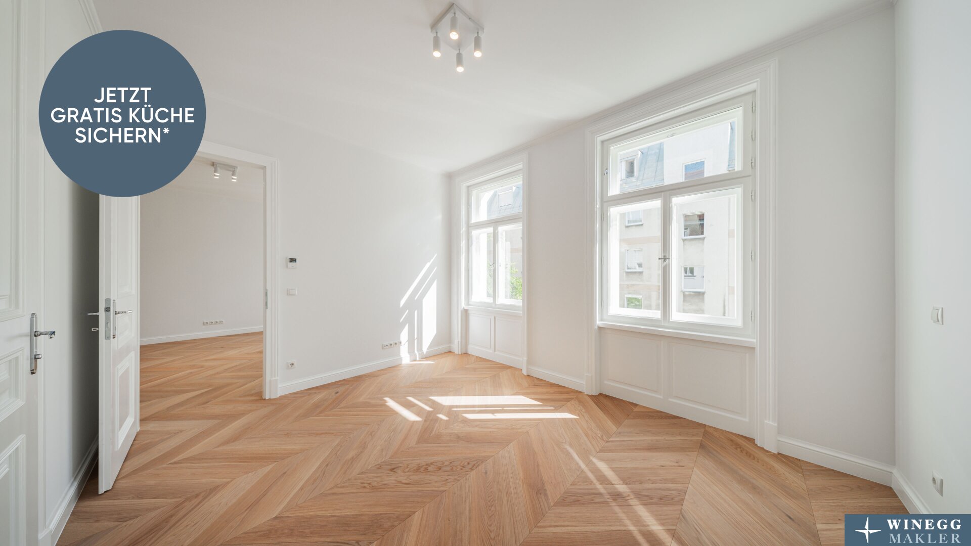 Wohnung zum Kauf 1.499.000 € 4 Zimmer 160,9 m²<br/>Wohnfläche 1.<br/>Geschoss Lindengasse 25 Wien 1070