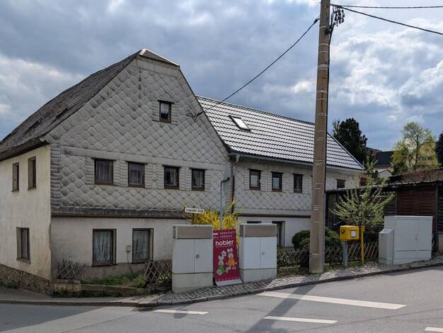 Haus zum Kauf 59.000 € 5 Zimmer 149 m² 1.130 m² Grundstück Hohe Str. 2 Borstendorf Grünhainichen 09514