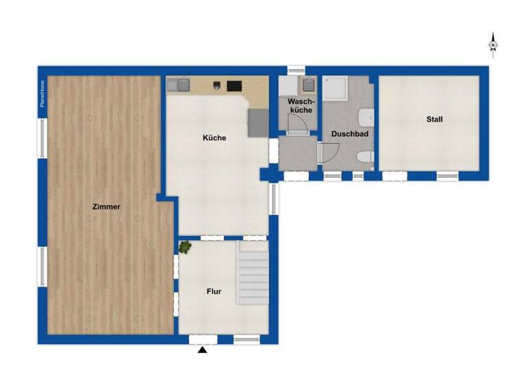 Doppelhaushälfte zum Kauf 179.000 € 4 Zimmer 132 m² 498 m² Grundstück Eutin 23701