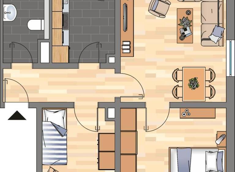 Wohnung zur Miete 439 € 3 Zimmer 54 m² EG Knappensiedlung 29 Herbede Witten 58456