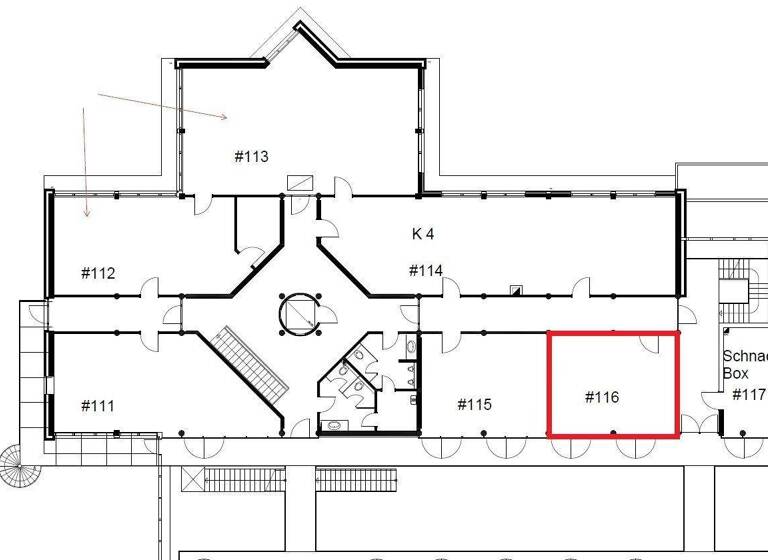 Bürofläche zur Miete provisionsfrei 9 € 1 Zimmer 40,5 m² Bürofläche Marienthaler Straße 17 Eckernförde 24340