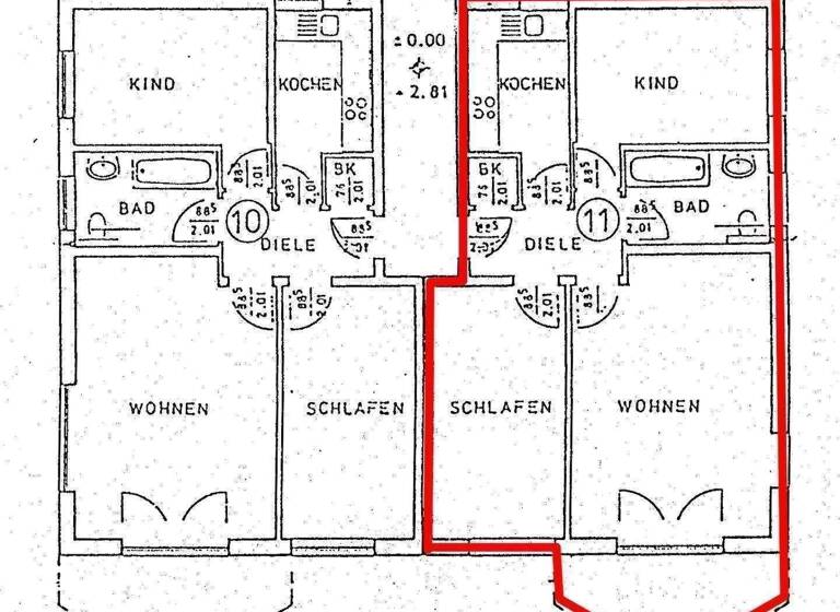 Wohnung zum Kauf 110.000 € 3 Zimmer 73 m² EG Im Krammbach 11 Niederjossa Niederaula 36272