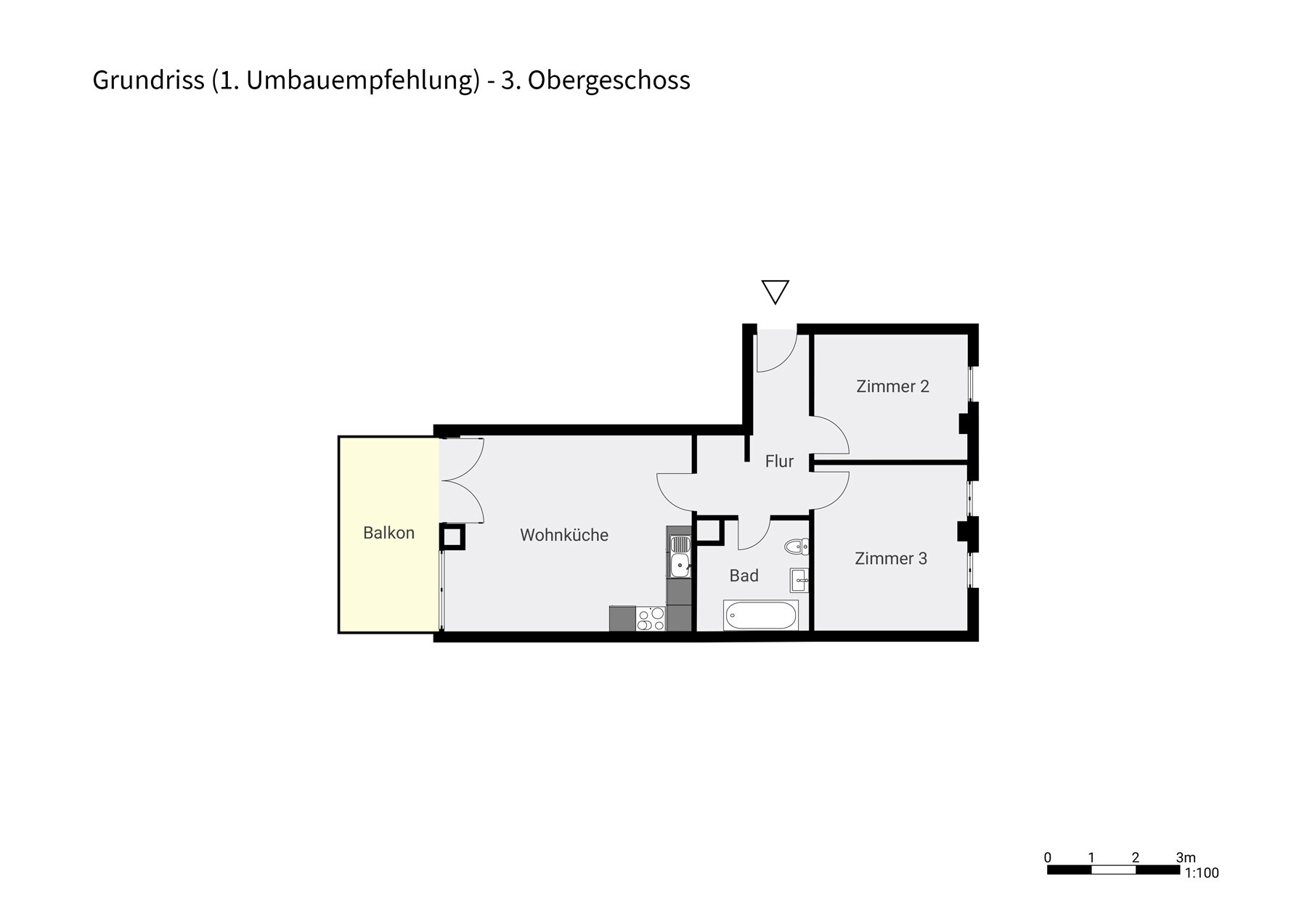 Wohnung zum Kauf 399.000 € 3 Zimmer 67 m²<br/>Wohnfläche 3.<br/>Geschoss Neu Fahrland Potsdam 14476