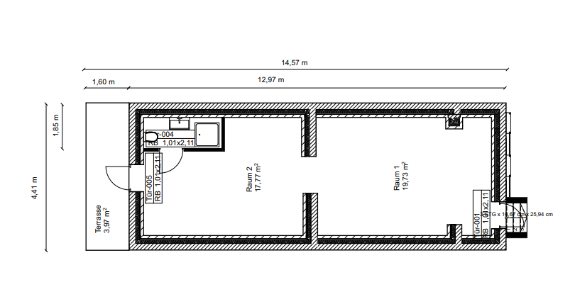 Bürofläche zum Kauf 250.000 € 2 Zimmer 43 m²<br/>Bürofläche Alt-Hohenschönhausen Berlin 13055