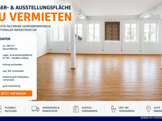 Lagerhalle zur Miete 4 € 220 m² Lagerfläche Wyhl 79369