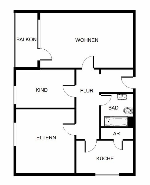 Wohnung zur Miete 633 € 2,5 Zimmer 67,4 m²<br/>Wohnfläche 11.<br/>Geschoss 01.02.2025<br/>Verfügbarkeit Ellerndamm 30 Wahlbezirk 07 Elmshorn 25335