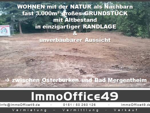 Grundstück zum Kauf 2.799 m² Grundstück Rosenberg Rosenberg 74749