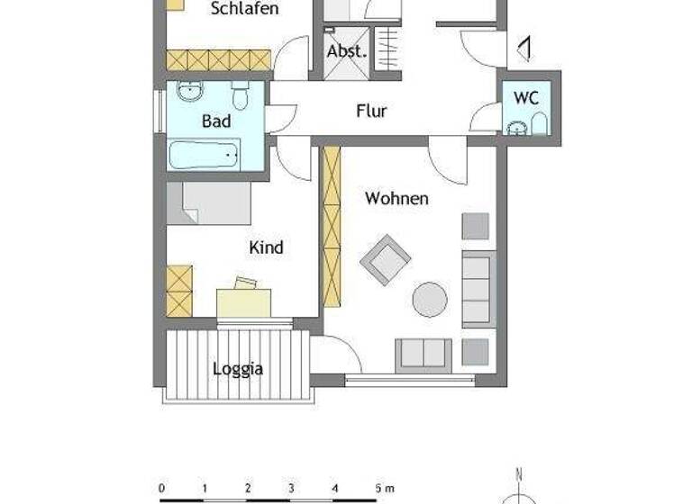 Wohnung zur Miete 687 € 3 Zimmer 77,2 m² EG frei ab 01.04.2026 August-Schmidt-Str. 90 Mitte-Ost Mülheim/Ruhr 45470