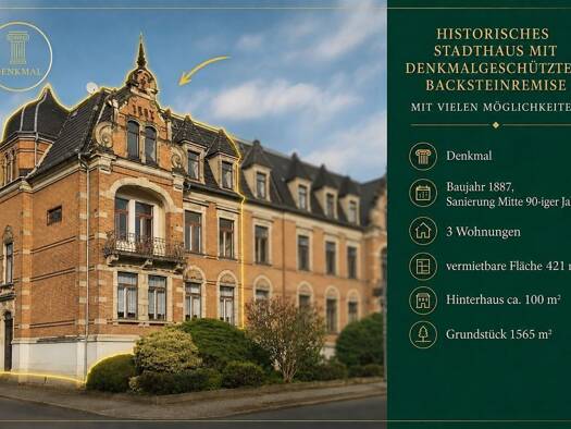 Mehrfamilienhaus zum Kauf 295.000 € 10 Zimmer 421 m² 1.565 m² Grundstück Zittau Zittau 02763