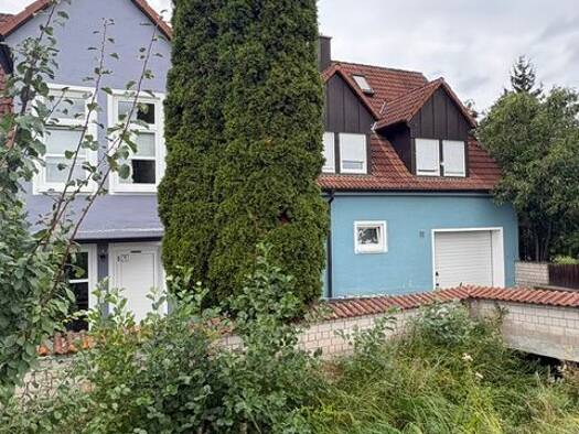 Doppelhaushälfte zum Kauf 449.000 € 6 Zimmer 250 m² 1.006 m² Grundstück frei ab sofort Geesdorf Wiesentheid 97353