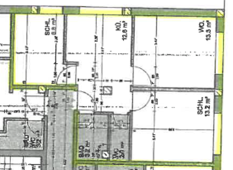 Wohnung zur Miete 764 € 3,5 Zimmer 53,1 m² EG Tobelstraße Schwarzach 6858