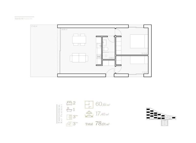 Haus zum Kauf 246.750 € 3 Zimmer 60 m² 65 m² Grundstück Orquidea l'Alfas del Pi 03580