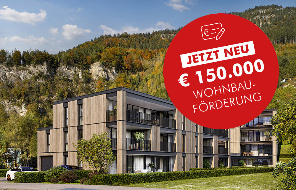 Terrassenwohnung zum Kauf provisionsfrei 562.100 € 3 Zimmer 78,6 m²<br/>Wohnfläche 1.<br/>Geschoss Grete-Gulbranssonweg 7 und 7a Bludenz 6700