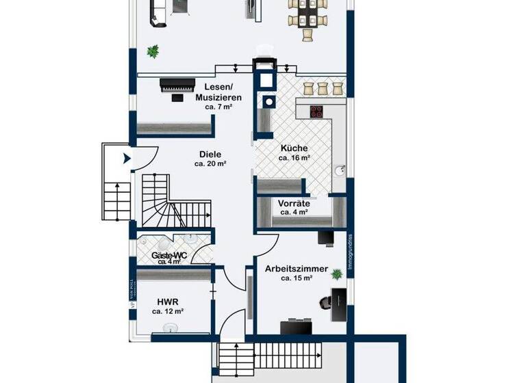 Einfamilienhaus zum Kauf 1.499.000 € 6 Zimmer 267 m² 1.784 m² Grundstück Börnsen 21039