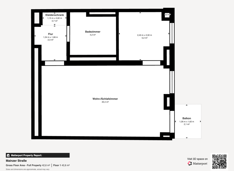 Studio zum Kauf provisionsfrei 258.000 € 1 Zimmer 35 m² 2. Geschoss Neukölln Berlin 12053