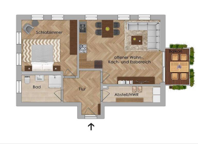 Wohnung zum Kauf 234.000 € 2 Zimmer 76,6 m² 1. Geschoss Drochtersen 21706