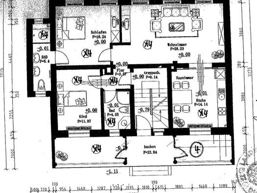 Wohnung zur Miete 1.000 € 3 Zimmer 100 m² frei ab sofort Ober-Nauses Otzberg 64853