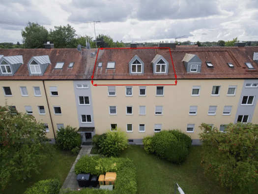 Wohnung zur Miete 1.100 € 3 Zimmer 81 m² Geschoss 3/4 frei ab 01.10.2026 Hammerschmiede Firnhaberau 86169