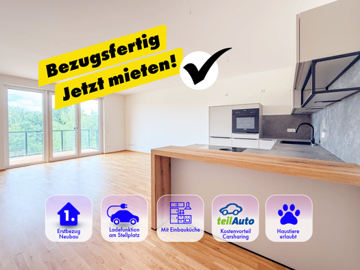 Wohnung zur Miete - Erstbezug 1.494 € 4 Zimmer 91,7 m² 2. Geschoss frei ab sofort Friedrich-Bosse-Straße 69 Möckern Leipzig 04159
