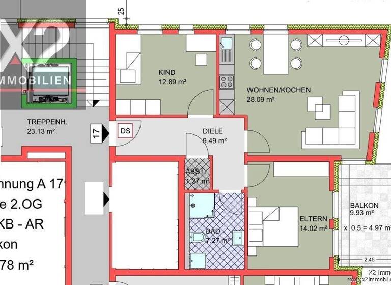 Wohnung zum Kauf - Erstbezug 337.800 € 3 Zimmer 78 m² 2. Geschoss Wittlich 54516