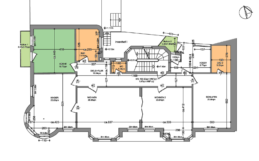 Wohnung zur Miete 700 € 5 Zimmer 162 m²<br/>Wohnfläche ab sofort<br/>Verfügbarkeit Kaiserstraße Gummersbach Gummersbach 51643