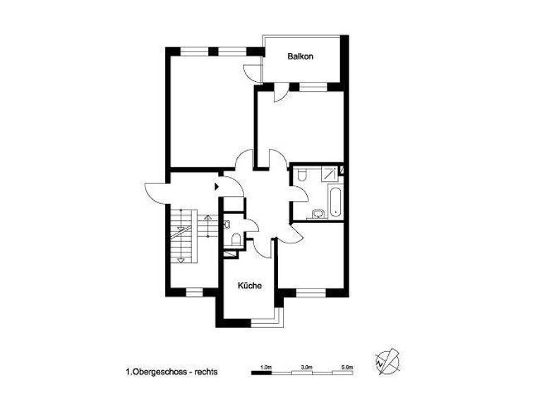 Wohnung zur Miete 760 € 3 Zimmer 77,7 m² 1. Geschoss frei ab 01.05.2026 Kreuzbruch 7 Burgdorf 31303
