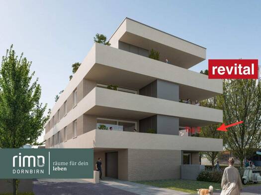 Terrassenwohnung zum Kauf - Erstbezug 519.500 € 3 Zimmer 69 m² 1. Geschoss Lustenau 6890