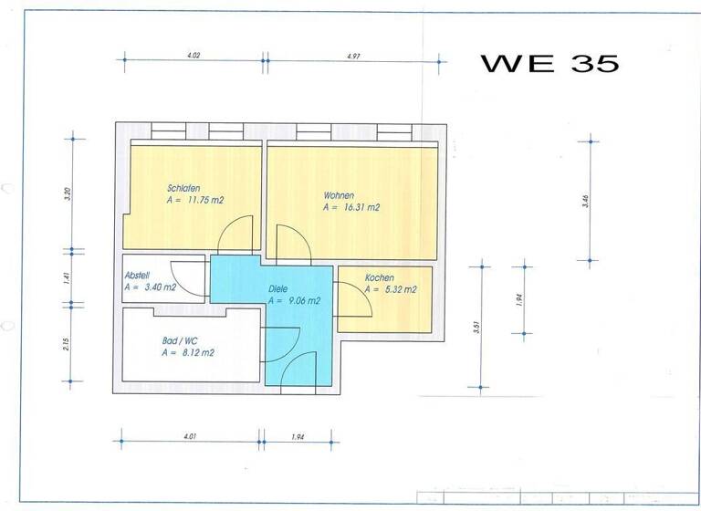 Wohnung zur Miete 325 € 2 Zimmer 54 m² 5. Geschoss Zeitz Zeitz , Elster 06712