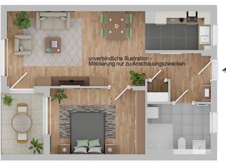 Wohnung zum Kauf provisionsfrei 439.710 € 2 Zimmer 58,5 m² 2. Geschoss Echterdingen Leinfelden-Echterdingen 70771