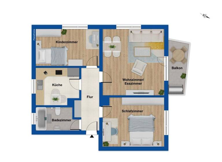 Wohnung zum Kauf 219.000 € 3 Zimmer 75,2 m² 1. Geschoss Haueneberstein Baden-Baden 76532