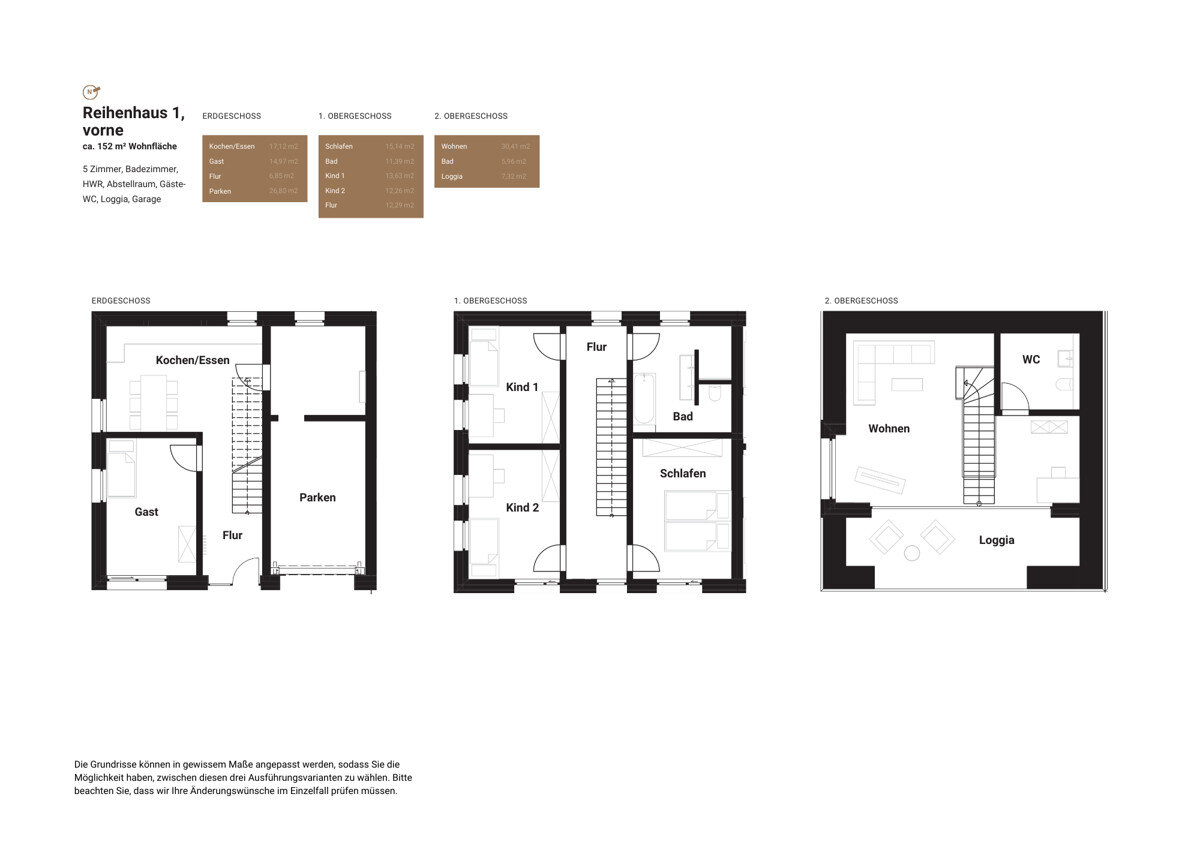 Reihenendhaus zum Kauf provisionsfrei 935.000 € 5 Zimmer 152 m²<br/>Wohnfläche 485 m²<br/>Grundstück Kanalstraße 19a (Reihenhaus 1) Festungsgraben Oldenburg 26135