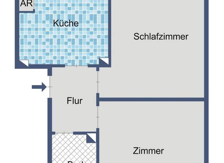 Wohnung zur Miete 353 € 2 Zimmer 49,2 m² frei ab 01.06.2026 Markwaldsiedlung 4a Rückingen Erlensee 63526