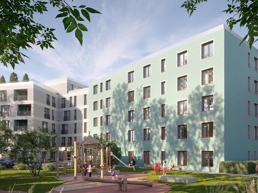 Wohnung zum Kauf - Erstbezug provisionsfrei 325.465 € 2 Zimmer 54,7 m² Ludwigsfeld Neu-Ulm 89231