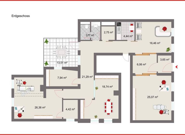 Wohnung zur Miete 1.261 € 5 Zimmer 148,3 m²<br/>Wohnfläche ab sofort<br/>Verfügbarkeit Finsterwalde Finsterwalde 03238