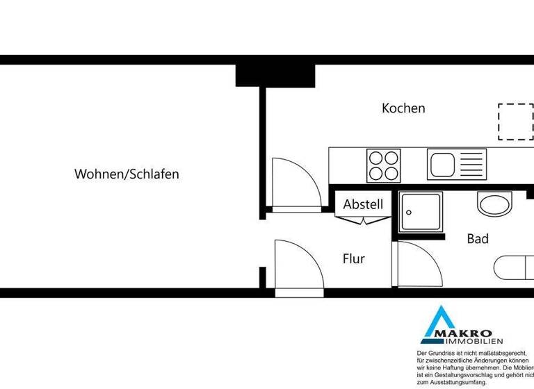 Studio zum Kauf 69.000 € 1 Zimmer 30,3 m² 3. Geschoss Pinneberg 25421