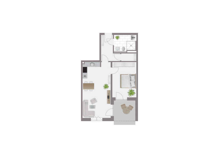 Wohnung zum Kauf 396.463 € 2 Zimmer 66,2 m² Ottmaring Friedberg / Ottmaring 86316