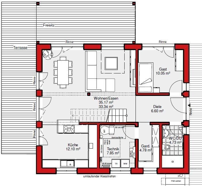 Einfamilienhaus zum Kauf provisionsfrei 698.600 € 6 Zimmer 150 m²<br/>Wohnfläche 465 m²<br/>Grundstück Rhodt unter Rietburg 76835