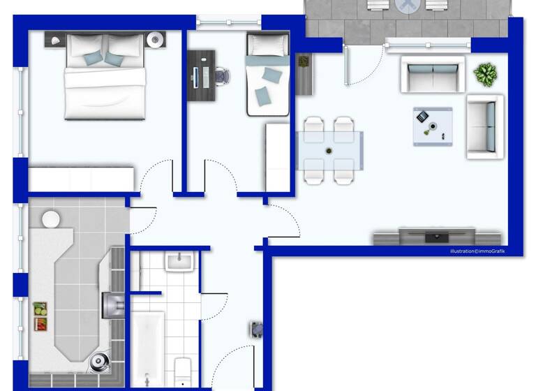 Wohnung zum Kauf 279.000 € 2,5 Zimmer 72 m² Lohbrügge Hamburg 21031