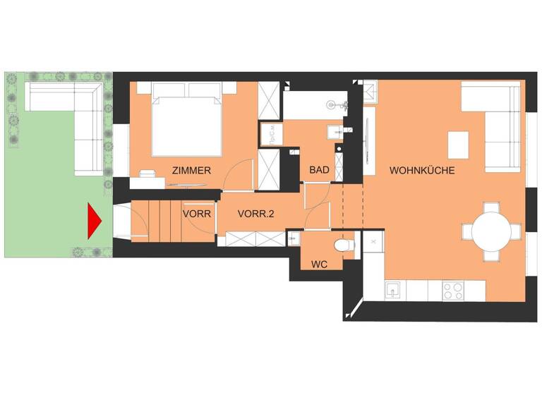 Wohnung zum Kauf provisionsfrei 398.000 € 2 Zimmer 52 m² Wien 1020