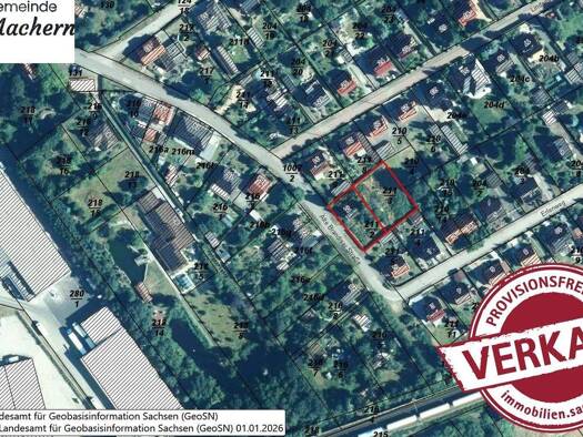 Grundstück zum Kauf 94.000 € 1.153 m² Grundstück Alte Brandiser Str. 21 Gerichshain Machern OT Gerichshain 04827