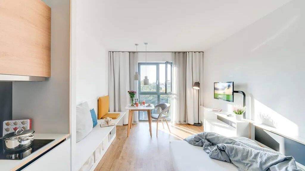 Studio zur Miete 1.770 € 1 Zimmer 25 m² frei ab sofort Treskowallee 115 Karlshorst Berlin 10318