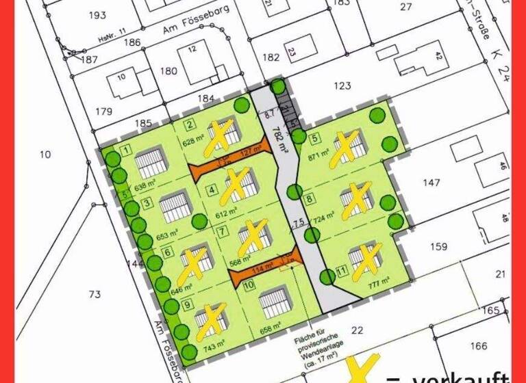 Grundstück zum Kauf 54.646 € 614 m² Grundstück Windheim Petershagen 32469