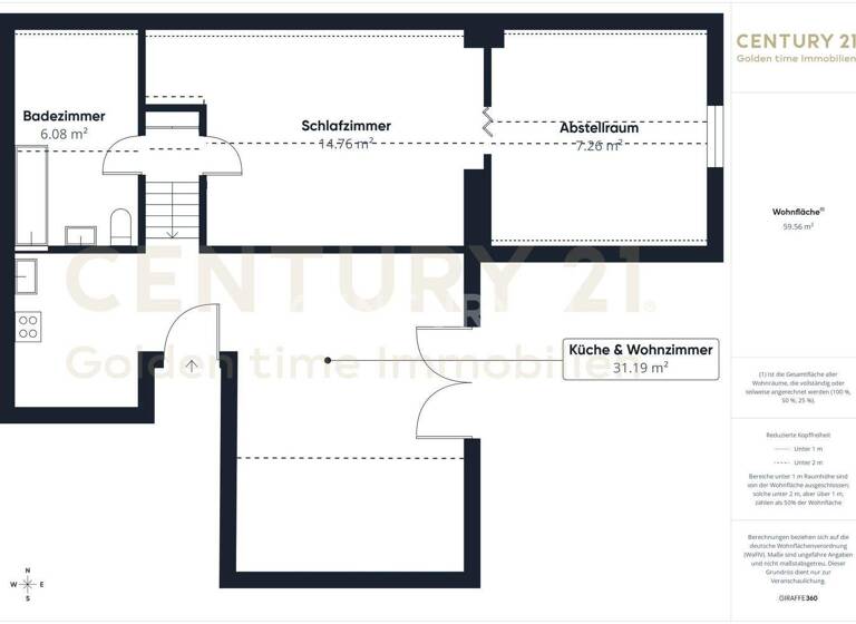 Wohnung zum Kauf 198.000 € 3 Zimmer 62 m² 2. Geschoss Altenmarkt 83352