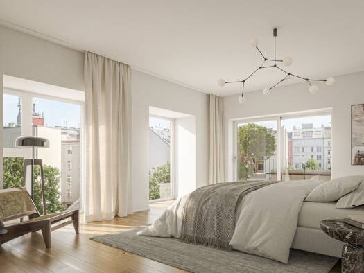 Wohnung zum Kauf - Erstbezug 341.900 € 2 Zimmer 37,5 m² 3. Geschoss Siebenbrunnengasse 9 Wien 1050