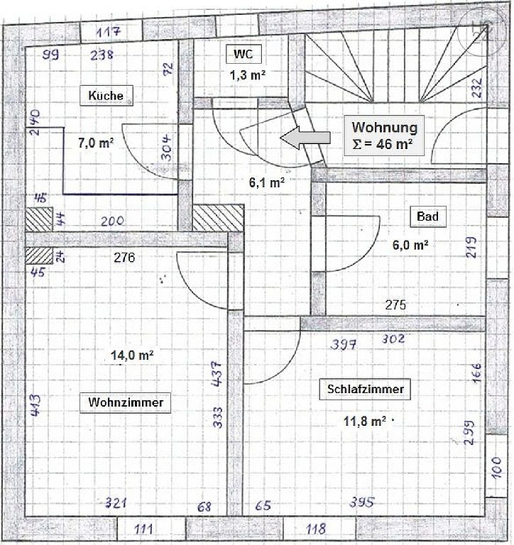 Wohnung zur Miete Wohnen auf Zeit 1.120 € 2 Zimmer 46 m²<br/>Wohnfläche 01.02.2025<br/>Verfügbarkeit Altstadt Ulm 89073